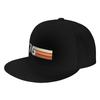 Fashion  Retro Classic Style Flat Brim Sun Hat  American Street Style Cap Womens