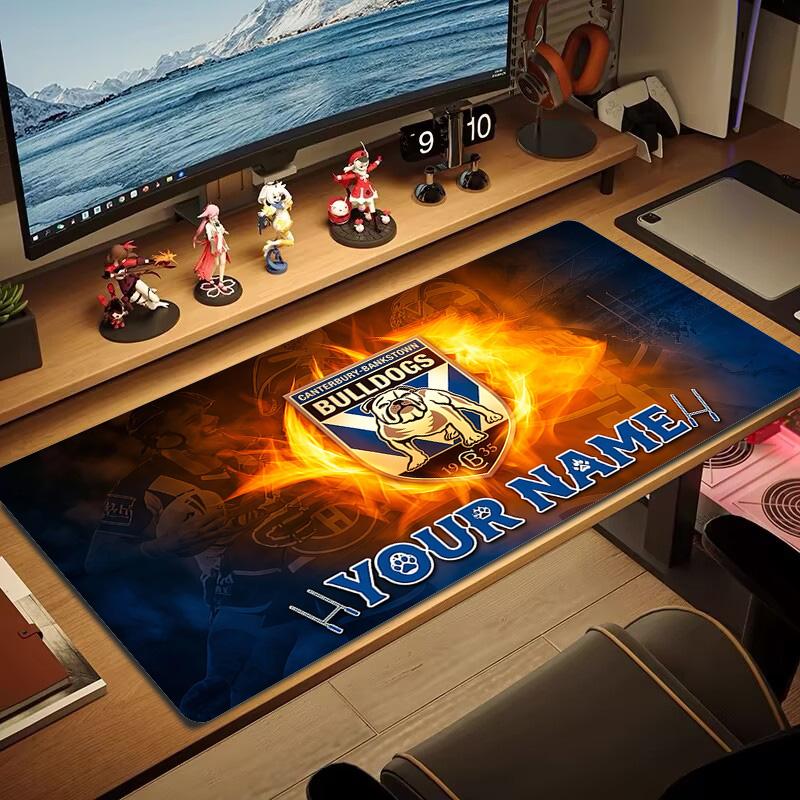 Canterbury-Bankstown Bulldogs Print Cushion Non-slip Laptop Tablet Big Mousepad XXL Mat Mini PC Playmat With Lock edge