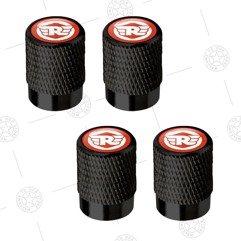 4pcs For Royal Enfield Himalayan 411 400 Bullet/Meteor/Classic 350 500 Logo Motorcycle Wheel Tire Valve Caps Air Stem Aluminum