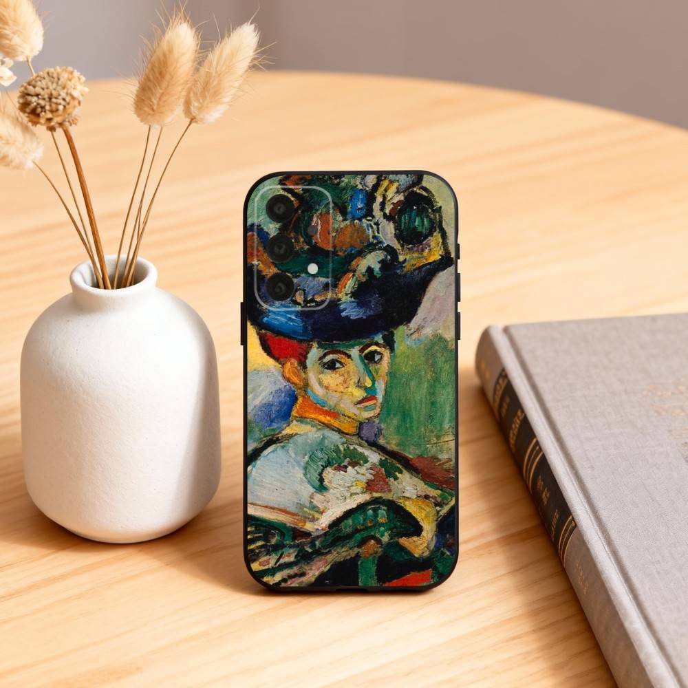 H-Henri M-Matisse Art PaI Phone Case For Samsung S25,24,23,22,30,21,10,9,Ultra,Plus,Lite,FE,4,5 G Soft Black Case