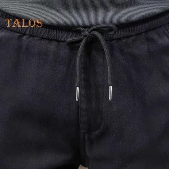 Весна Осень Мужские брюки-карго Свободные эластичные на талии с завязками Карманы Контрастные цветные пэчворк Спортивные брюки Повседневная одежда Шаровары