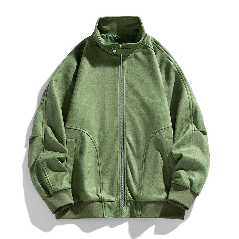 Autumn and Winter Coat Men's Casual Jacket Men's Spring and Autumn Loose Large Size Youth Versatile Stand-up Collar Coat