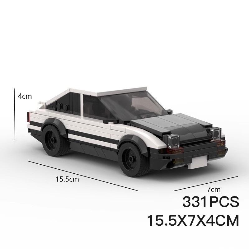 Конструктор MOC Сборка Игрушка Мальчик Фэнтянь Королла AE86 Скорость Сложный 8 Сетка Машина