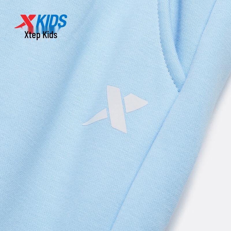 Xtep Kids' Winter Fleece-Lined Cuffed Knit Pants