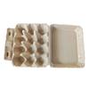 Винтажные пустые яичные лотки - Классический формат 3x4, вмещает 12 крупных яиц, прочная конструкция из переработанного яичного короба