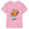 Kid-e-cats кавайные летние футболки для мальчиков, топы, футболки с мультяшными персонажами, футболка с ведьмой и волшебником, смешная футболка для девочек, короткий рукав, 100% хлопок, аниме-футболки, детские летние топы