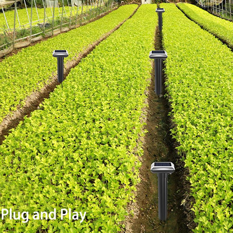 Солнечное средство от крыс, уличное водонепроницаемое ультразвуковое средство от змей для газона, сада, фермы