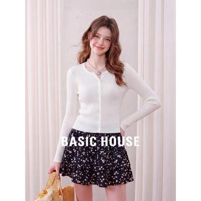 Женский солнцезащитный кардиган Basic House из ледяного шелка, вязаный