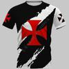 Summer Universe Sports 3D Printing Knight Templar Fashion Casual T-shirt Men's Women's Hip Hop Harajuku Casual Tops