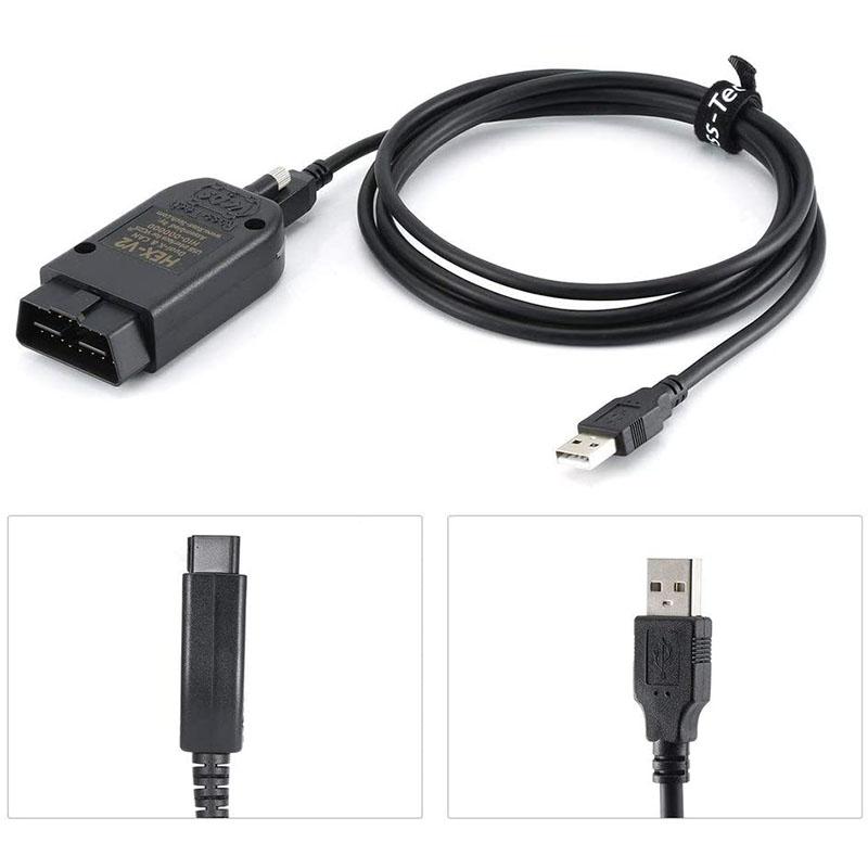 vcfpw6 for VCDS Vag Com Hex V2 24.7 V25.3 Vagcom Interface Cable obd2 Scanner Diagnostic Tool Aodi Skoda VW Car 2025 full original