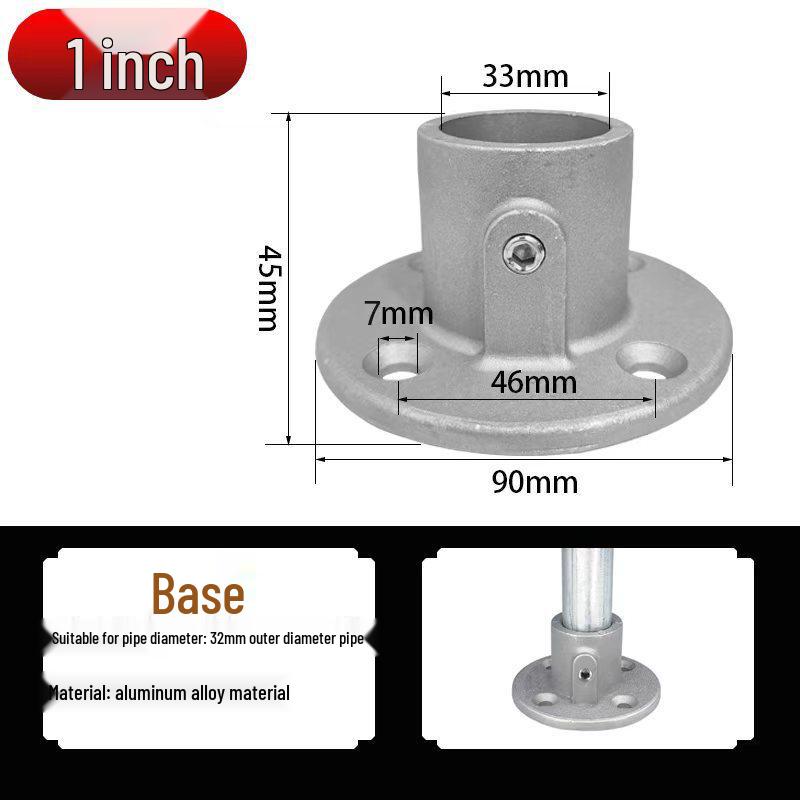 20/25/32mm Steel Pipe Connector: Galvanized 6-Point Round Elbow Joint Fastener