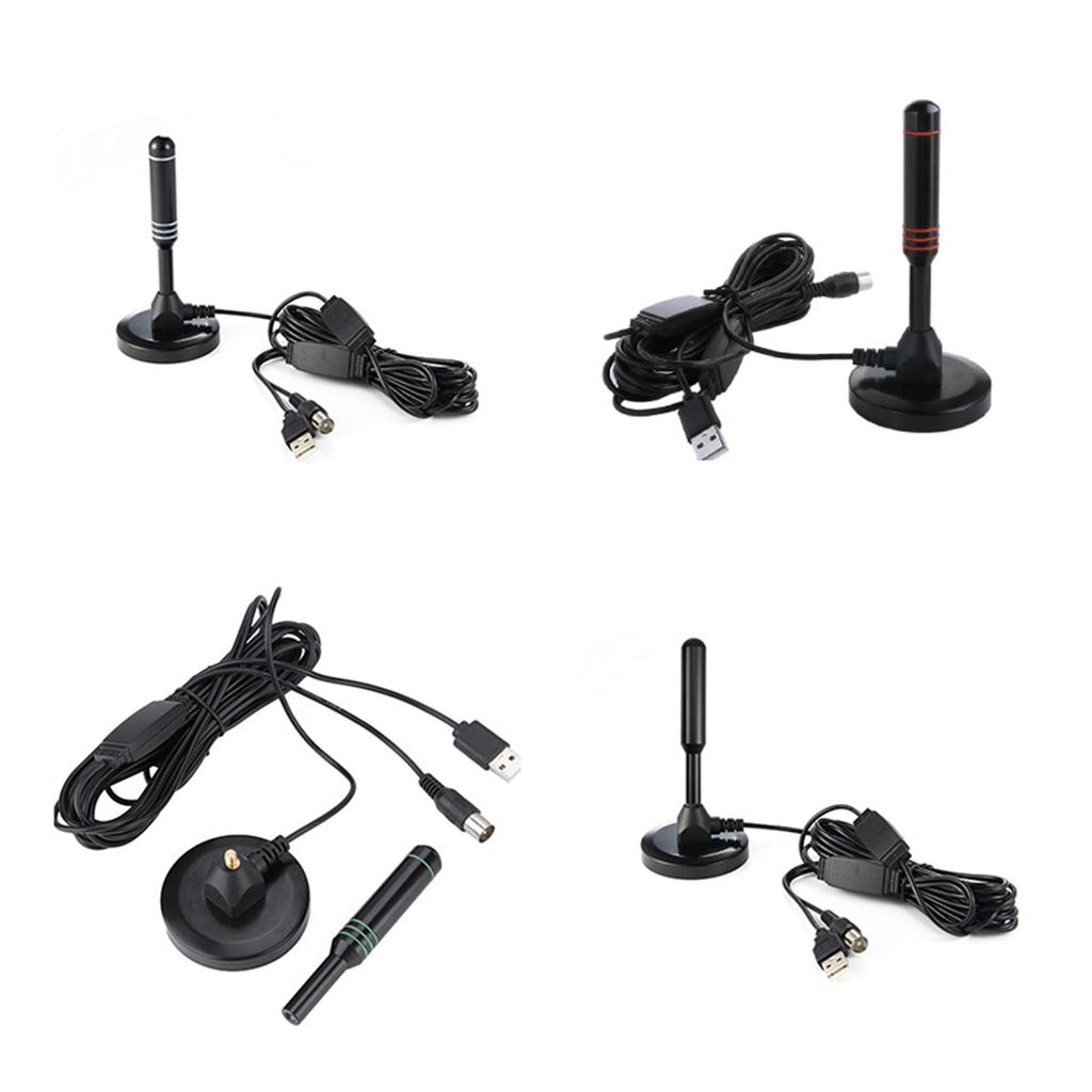 Цифровая телевизионная антенна 16,4 фута 4K 1080P тонкая легкая комнатная HDTV антенна с магнитным основанием для дома и