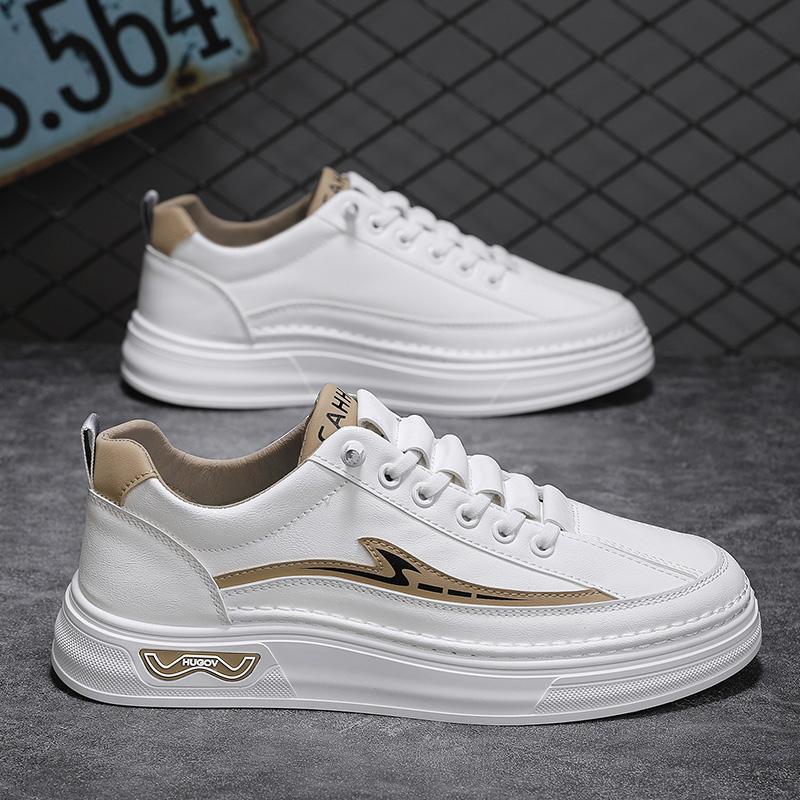 CYYTL Мужская обувь Кроссовки для скейтборда Кожаные Повседневные Уличные для пеших прогулок Теннисные Спортивные Беговые Платформа Лоферы Дизайнерские Роскошные Летние