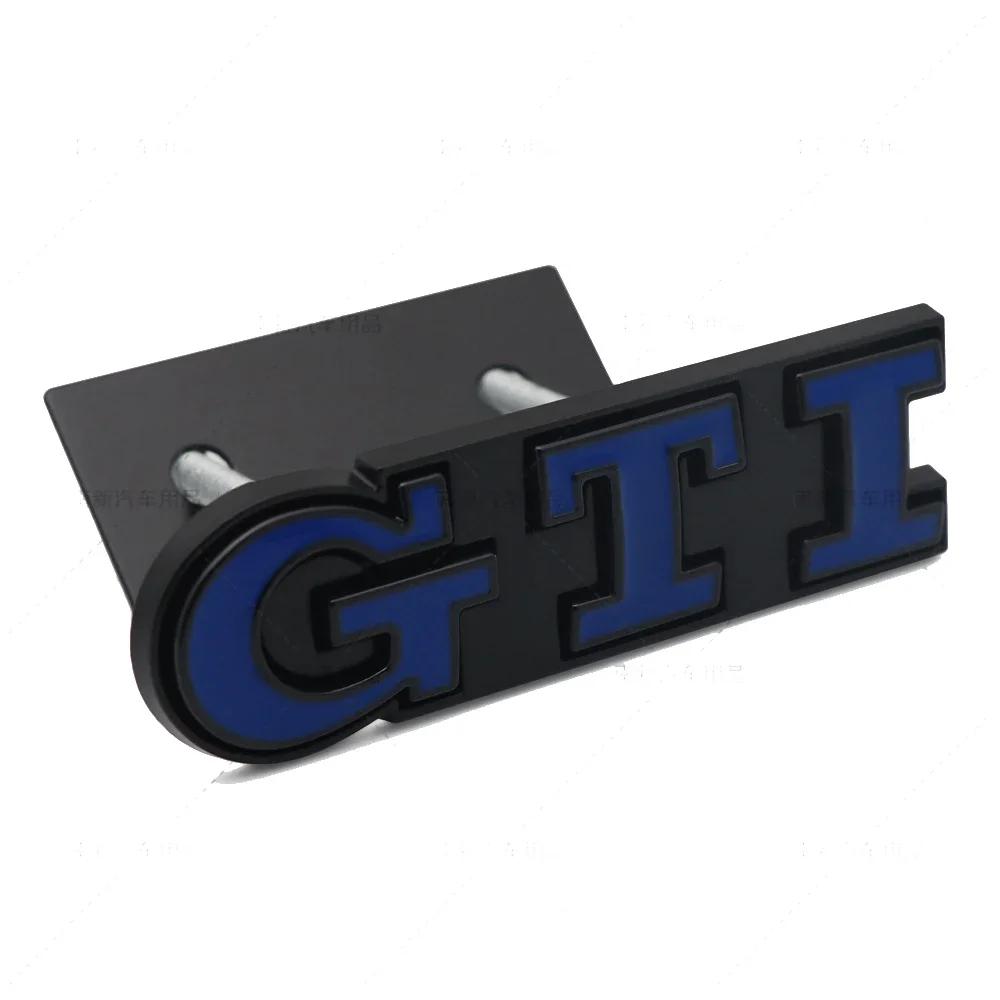 AABIQ1 Metal Car GTI Logo Front Grille Emblem Badge Stickers for Volkswagen Golf 4 5 6 7 8 Passat Jetta Polo Touareg GTD GLI Touran