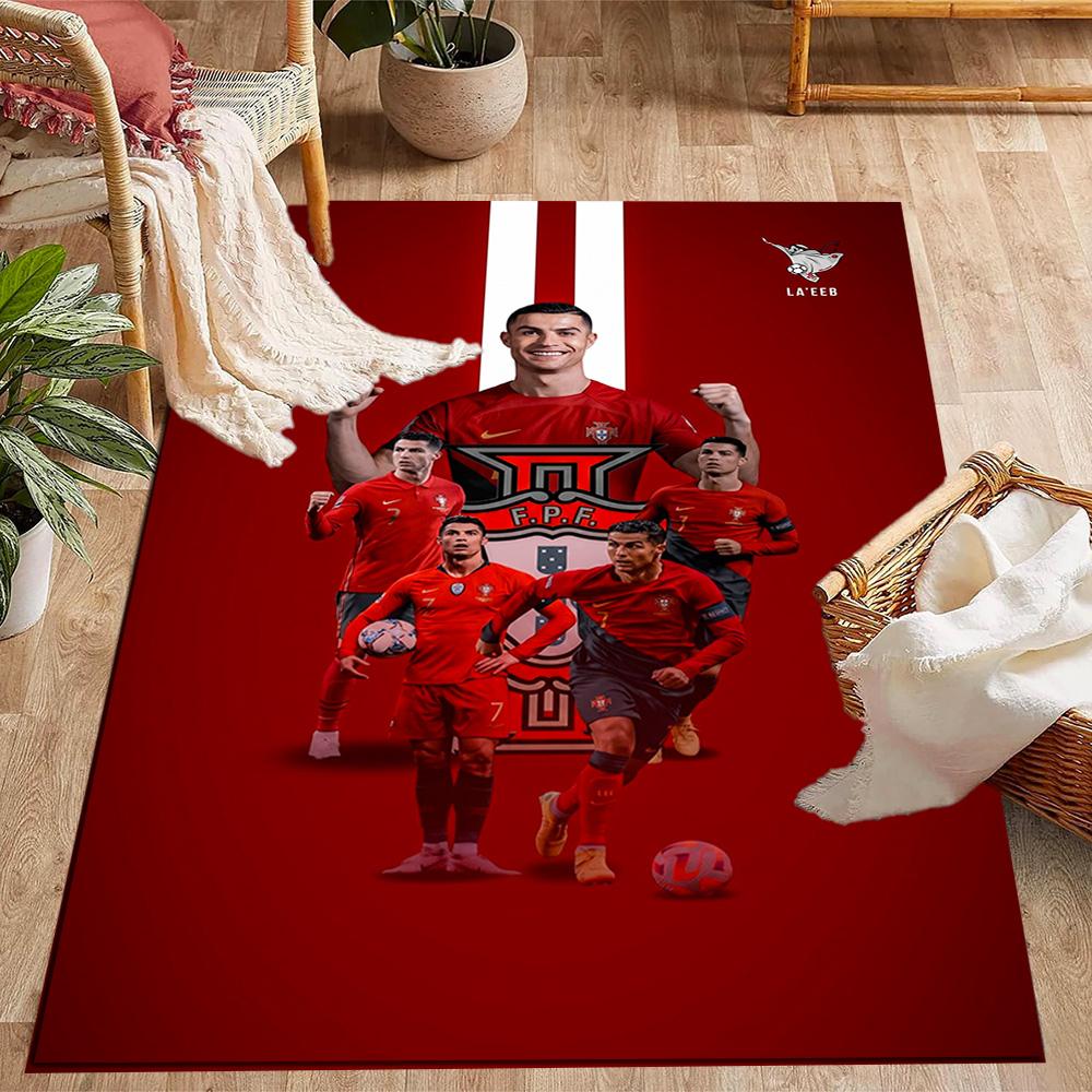 Football Player Action Area Rug Perfect for Decorate room Dining Room Balcony Bedrooms Antislip Carpet Office home decor Best for Christmas