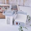 UK  White Plug Type C PD 20W Fast Charging Phone Charger for IPhone Samsung