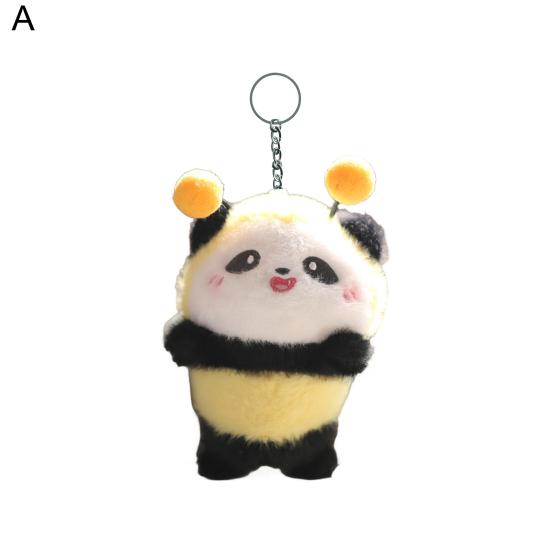 Мультяшная кукла в форме пчелы для девочек и мальчиков, плюшевая кукла, брелок, рюкзак, автомобильный кулон, мягкая игрушка, брелок, сумка, аксессуары