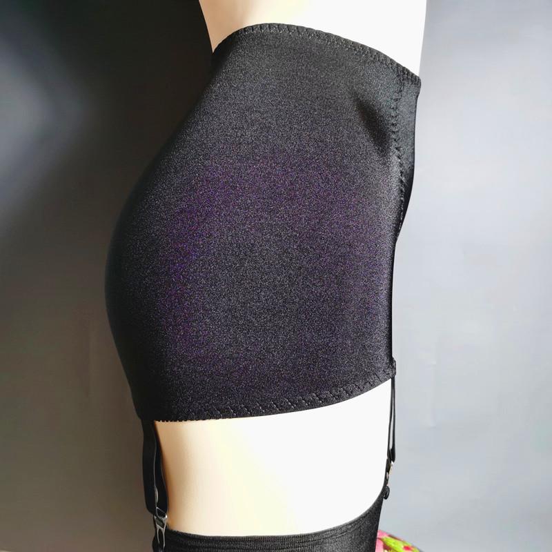 Эластичный регулируемый подвяз с 4 зажимами, тканевым стилем и дизайном короткой юбки - Предзаказ