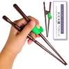 FlaColle Genius Jr. [Serious Training Chopsticks Designed for Children] Children's Corrective Chopsticks [Designed To Be Difficult To Hold, Allowing Y