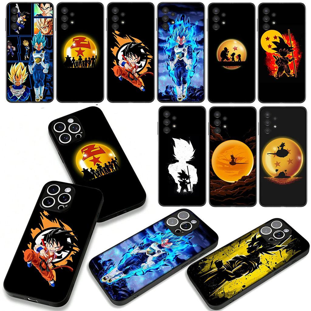 for Motorola Moto G54 G05 G24 G45 G55 G75 G85 G15 G57 G86 Power Edge 50 30 Fusion neo Pro Case Z Dragon Son Gokus Balls Vegeta