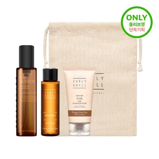 Curry Sil Silky Oil Serum 70 мл Специальное предложение (+Шампунь 50 мл+Маска 30 мл+Пак)