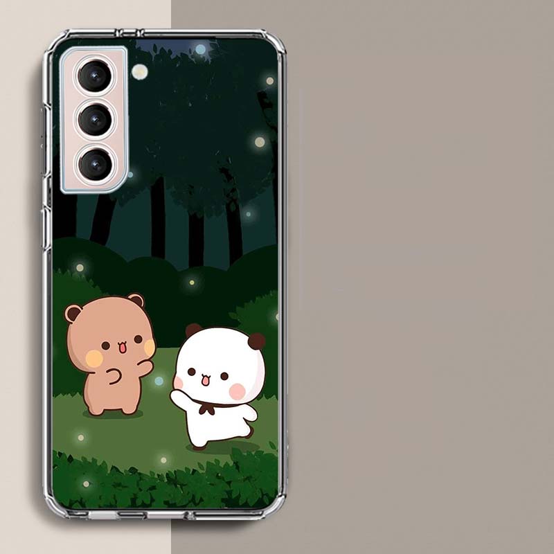 Милый чехол для телефона BuBu DuDu для Samsung A16 A26 A36 A56 A17 A15 A25 A35 A55 A14 A24 A34 A54 A04S A05S Galaxy Note 20 10 9 8 A9 A8