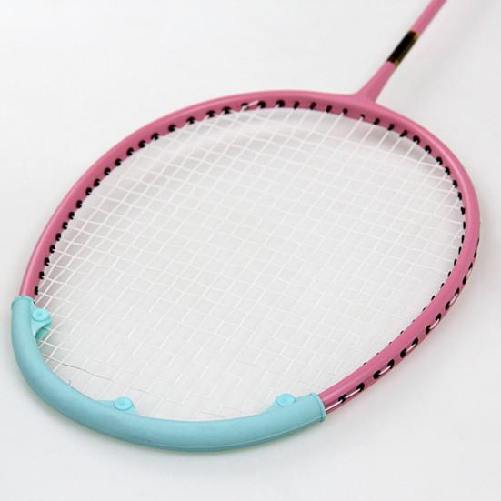 2Pcs Badminton Racket Head Protector Badminton Racquet Wire Frame Protective Sleeves Wear Resistant Flexible Badminton Racket Head Covers