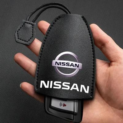 Кожаный чехол-оболочка для автомобильного ключ-карты Nissan X-trail Qashqai Note Juke Sentra Patrol Navara Micra Leaf Almera Аксессуары