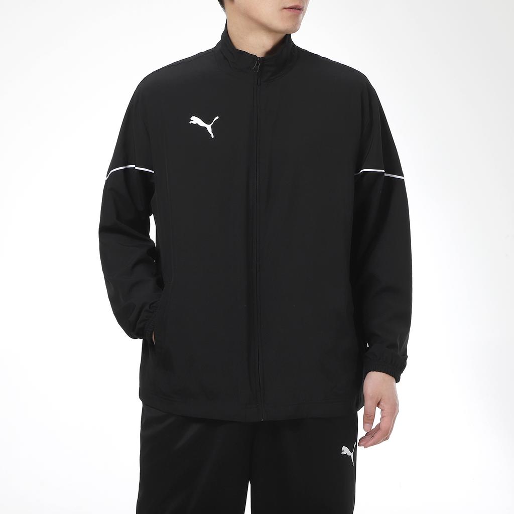 Puma Casual Sports Windproof Stand Collar Knit Jacket Men Jackets Black 657326-03