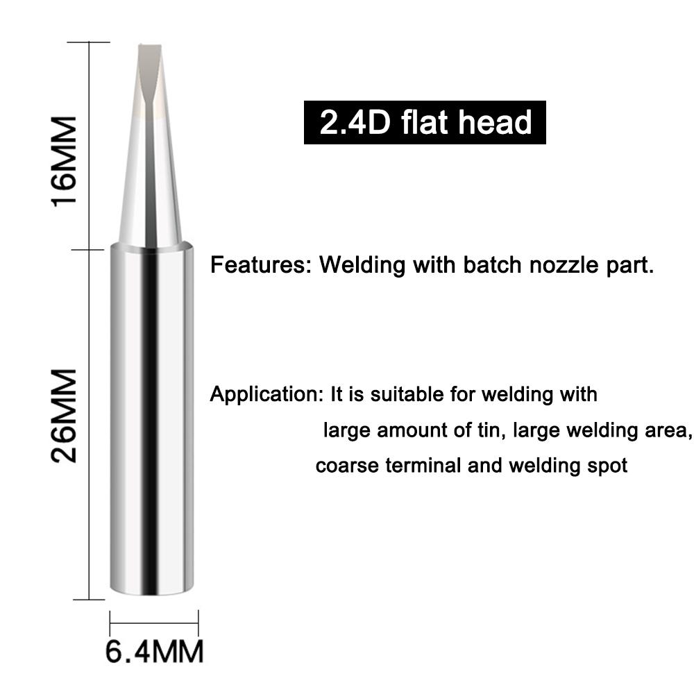 Комплект из 5 предметов 936, сварочный стол, электрическая паяльная головка 900M, внутренний нагревательный элемент Luotietou, острый кончик ножа, внутренний диаметр 6,5 мм