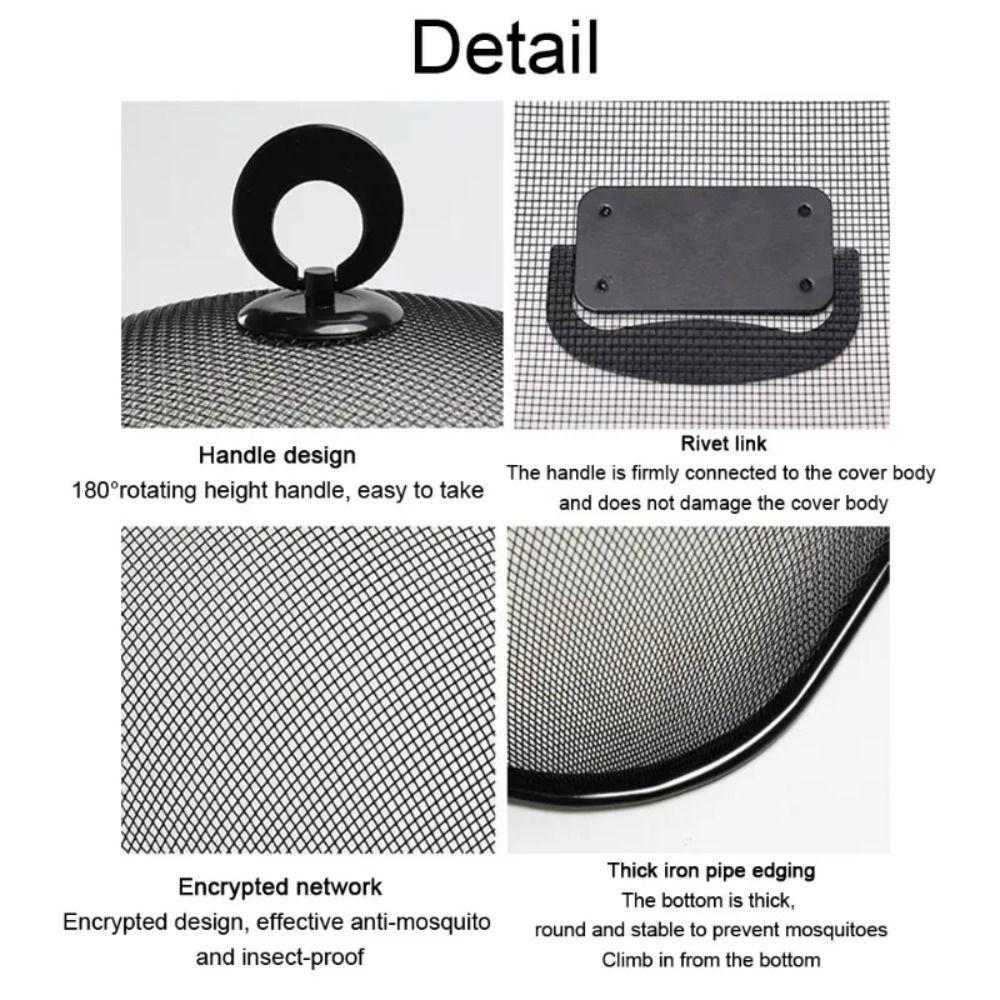 Сетчатая крышка для блюда Защитная крышка для блюда Подставка для демонстрации овощей и фруктов для мероприятий на открытом воздухе, вечеринок, барбекю