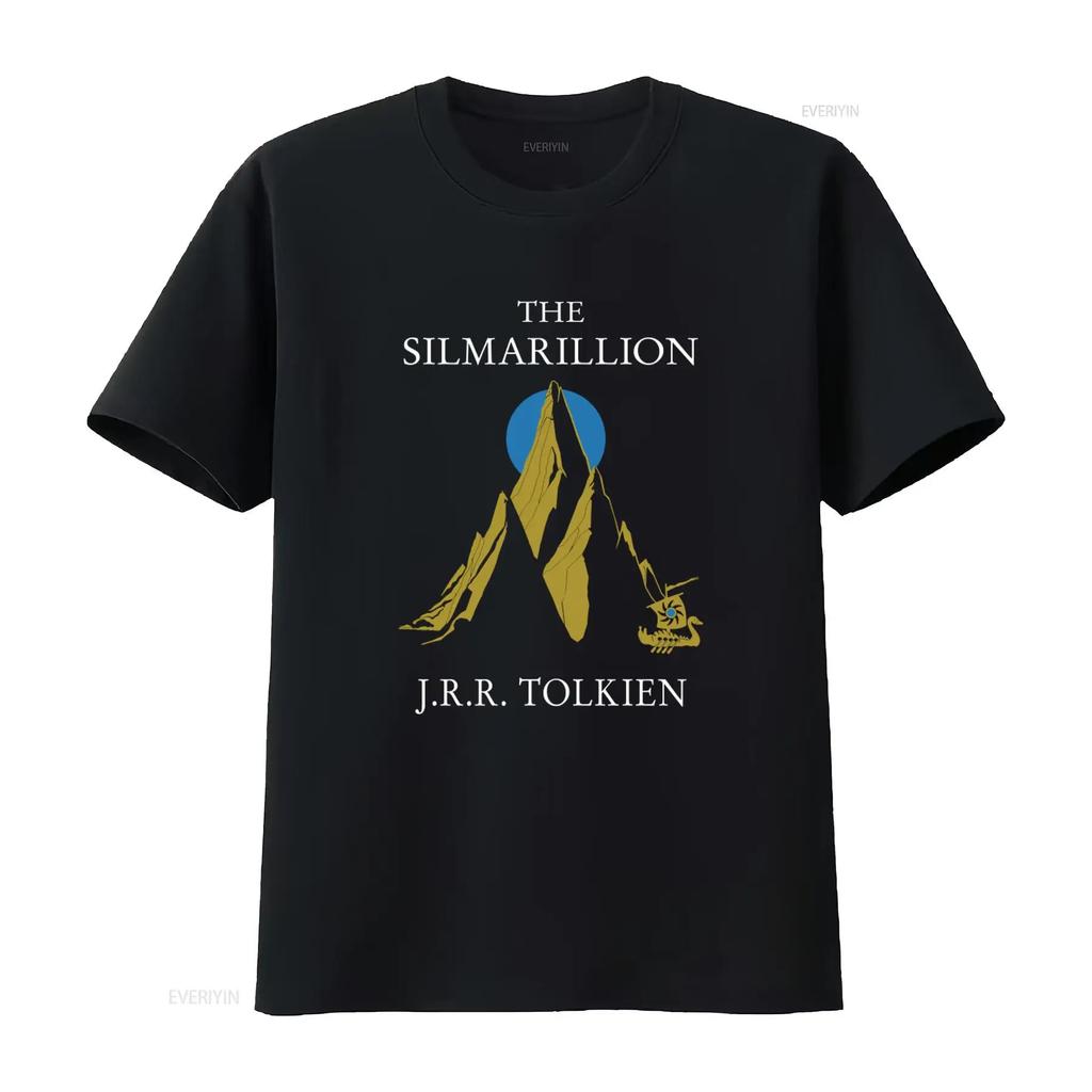 Футболка The Silmarillion Дж. Р. Р. Толкин Все размеры в наличии Фэнтези Гора Корабль Дизайн Высокое Качество