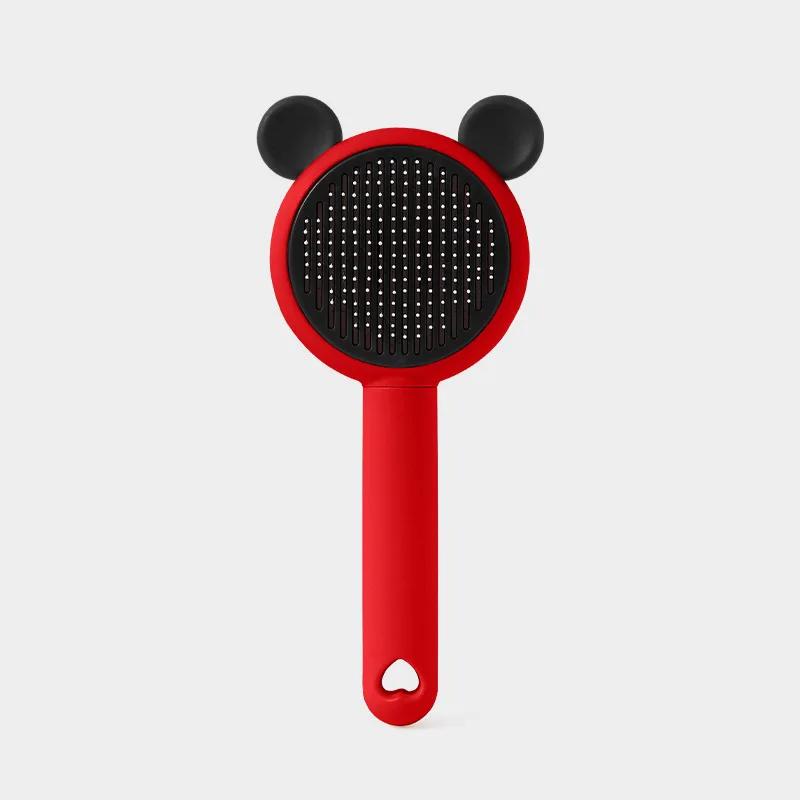 Милая расческа для кошек, чтобы удалить плавающие волосы, очиститель для удаления волос одним щелчком, расческа для собак, товары для животных