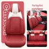 Universal Cartoon Car Seat Cover – Cute, Full-Surround Cushion for Small Cars, Fits 5-Seat Models, All-Season Use.