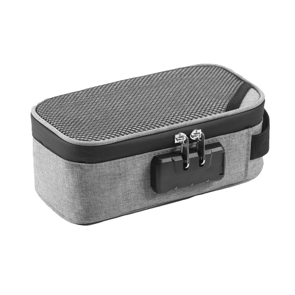 Combination Lock Big Odor Proof Pouch Portable Odorless Storage Case Premium Pipe Organizer Travel