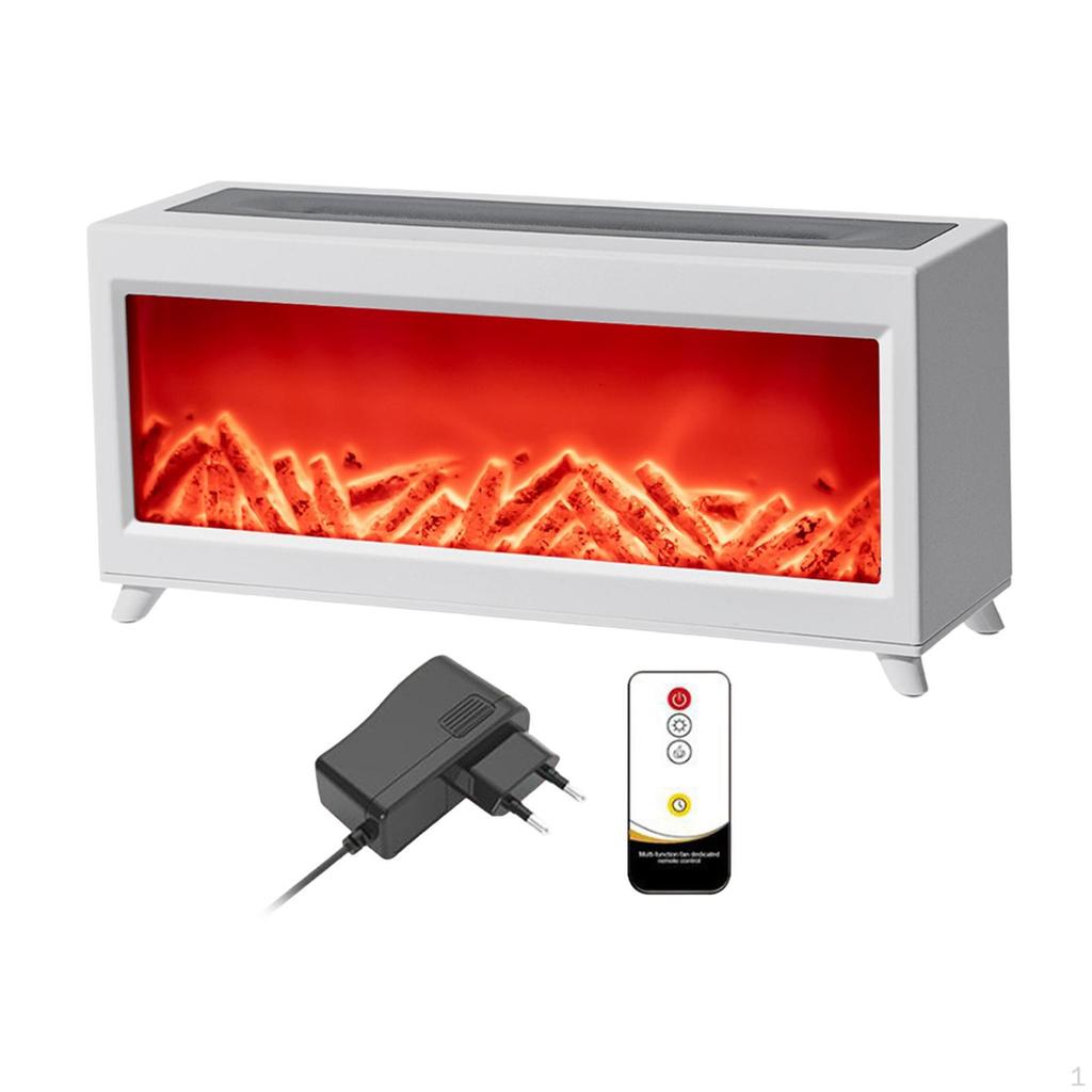 Flame Aroma Диффузор Увлажнитель Настольный Туман для Офисного Стола Дома Черный