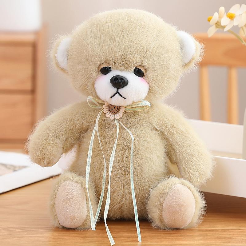 Плюшевые игрушки Lucky Bear&Rabbit, мягкая кукла-зверь, милая кукла-медведь, кролик, игрушки для детей, влюбленных, подарок на день рождения