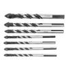 7PCS Twist Drill Bit Set Multifunctional Black Carbide Triangular Twist Drill Bit
