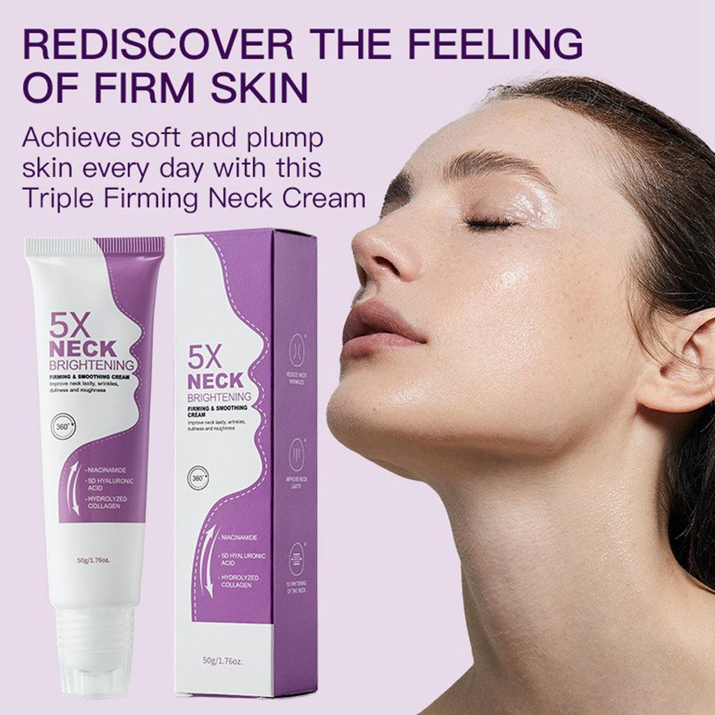 Elastic And Firming Neck Cream Moisturizing And Rejuvenating Skin Soothing Neck Wrinkles Nourishing Skin Massage Cream.