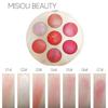 Натуральный телесный макияж для лица, 7 цветов, круглые румяна для румян