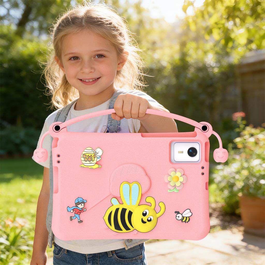 Shockproof Tablet Case with Stand and Handle, Washable EVA Foam Kids-Friendly Protective Cover Fits for , , , 11-inch