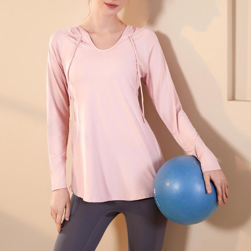 Женская быстросохнущая дышащая толстовка с длинным рукавом облегающего кроя для йоги и бега