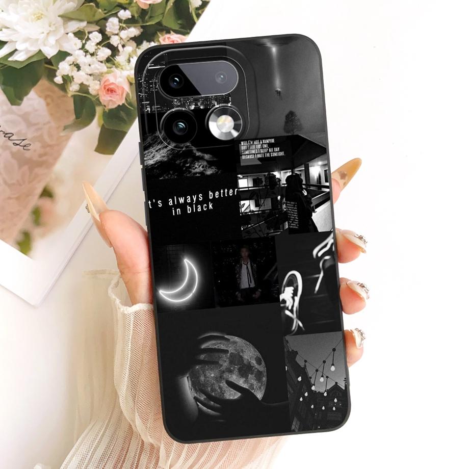 Мягкий силиконовый чехол из ТПУ для Realme 16 Pro Pro+ Чехол для телефона Винтажный Звездный Вишневый Бант Печать Ромашка Бампер Для Realme16 Ударопрочный