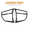Carbon Fiber Steering Wheel Button Cover Trim For BMW 3 4 Series F30 F32 13-
