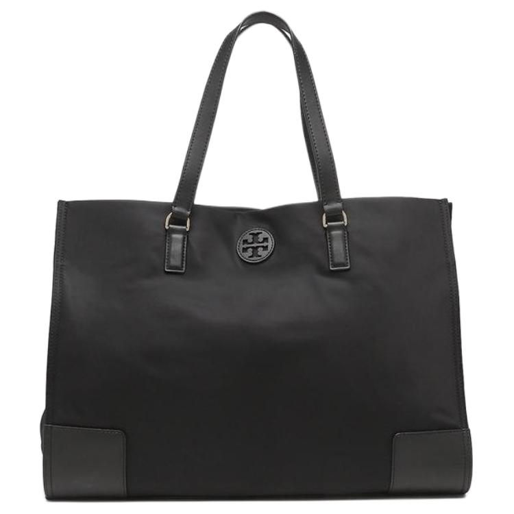 Tory Burch Ella Вместительная сумка-тоут для commuters Женская сумка-тоут Черная 88366-001