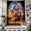 Custom Tapestry Wall Hanging, Child's Play Chucky Tiffany Personalized Name Text Home Wall Decor