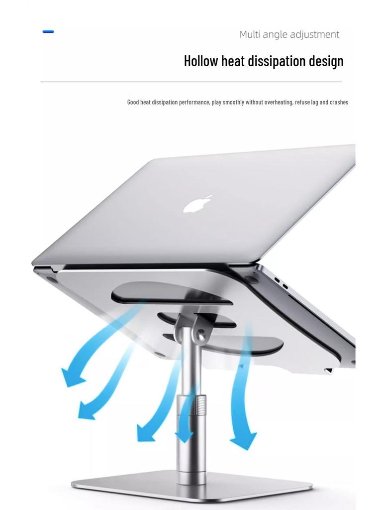 360° Rotatable Adjustable Laptop and Tablet Stand with Cooling Design