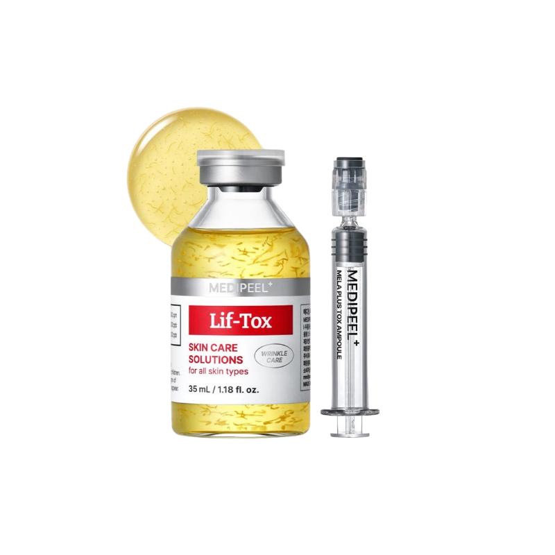 MEDI-PEEL Премиальная ампула для лица с высокой концентрацией (35мл) - [Lif-Tox / Mela+Tox / Aqua+Tox / Pepti-Tox] Усовершенствованный бустер энергии поверхности кожи