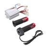 Brushed DC Motor Speed Controller 24V 350W With Throttle Grip Set for Scooters Electric Bikes
