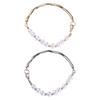 Girl Gift Baroque Irregular Liquid Metal Pearls Bracelet Women Bracelet Copper Korean Style Jewelry